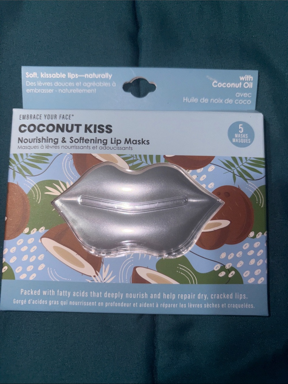 Coconut Kiss Nourishing & Softening Lip Masks - Silver